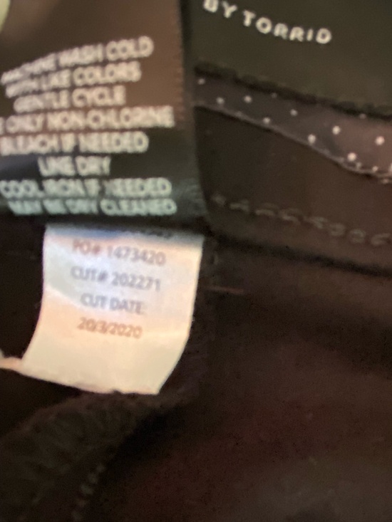 Torrid Studio Black Luxe Trouser Bootcut Ponte Knit Stretch Pant - Sz-18R - Picture 10 of 16